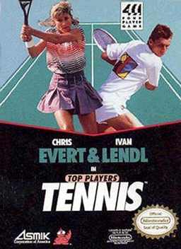 Chris Evert & Ivan Lendl in Top Players Tenni